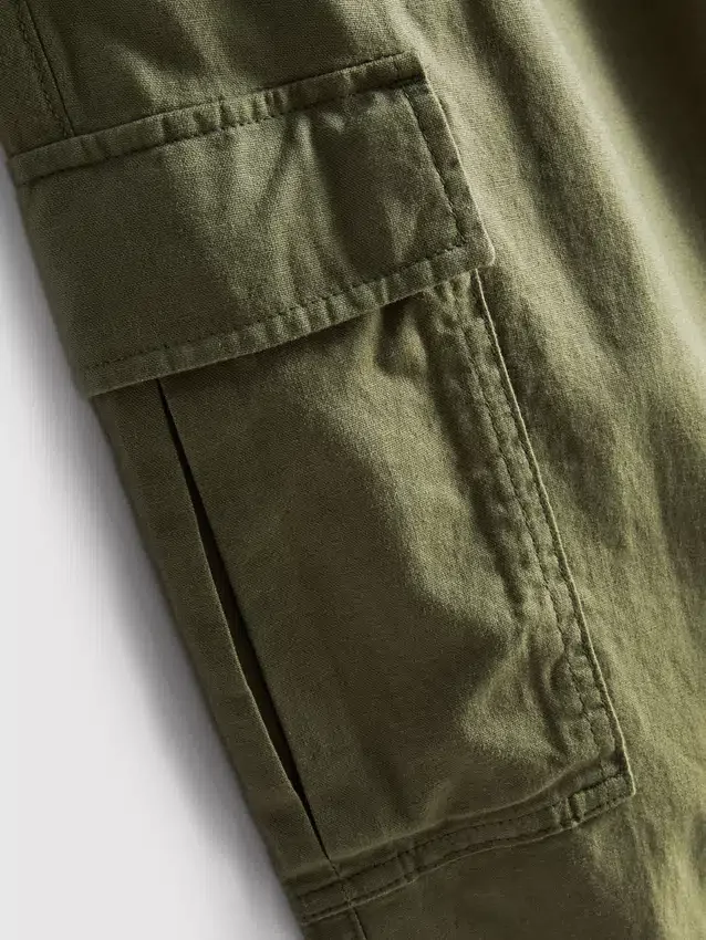 Pantalones cargo con cordón