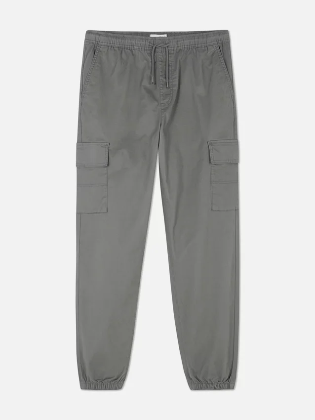 Pantalones cargo con dobladillo