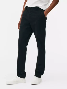 Pantalones chinos ajustados elásticos