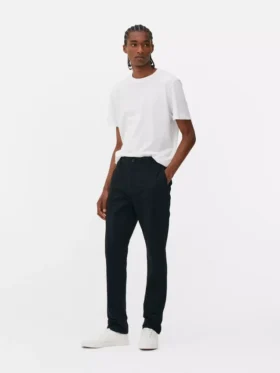Pantalones chinos ajustados elásticos