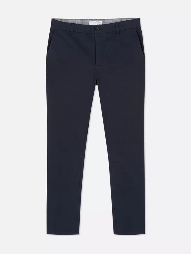 Pantalones chinos ajustados elásticos