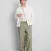 Pantalones chinos holgados de talle medio