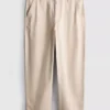 Pantalones chinos holgados de talle medio
