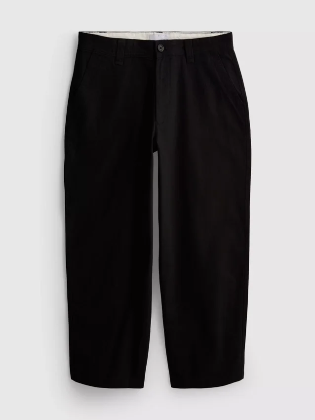 Pantalones chinos holgados de talle medio