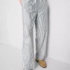 Pantalones con cordón y rayas Oxford