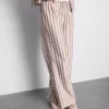 Pantalones con cordón y rayas Oxford