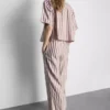 Pantalones con cordón y rayas Oxford