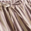 Pantalones con cordón y rayas Oxford