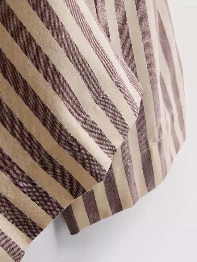 Pantalones con cordón y rayas Oxford