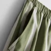 Pantalones cortos a rayas de popelín de algodón