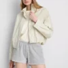 Pantalones cortos ajustados de jersey con alto contenido de algodón