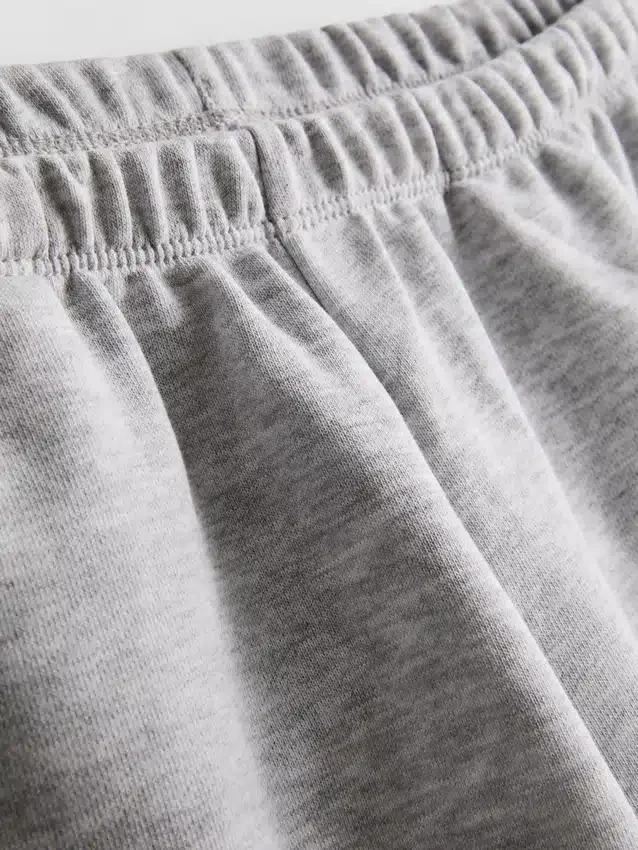 Pantalones cortos ajustados de jersey con alto contenido de algodón