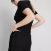 Pantalones cortos arrugados con cordón