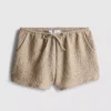 Pantalones cortos arrugados con cordón