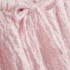 Pantalones cortos arrugados con cordón