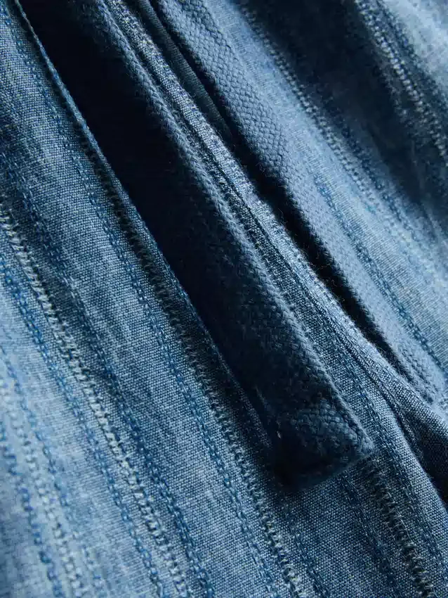 Pantalones cortos con cintura de cordón texturizada