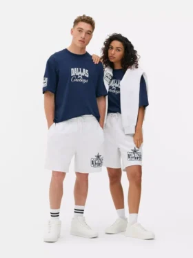 Pantalones cortos con cordón de la NFL de los Dallas Cowboys