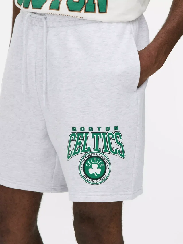 Pantalones cortos con cordón de los Boston Celtics de la NBA