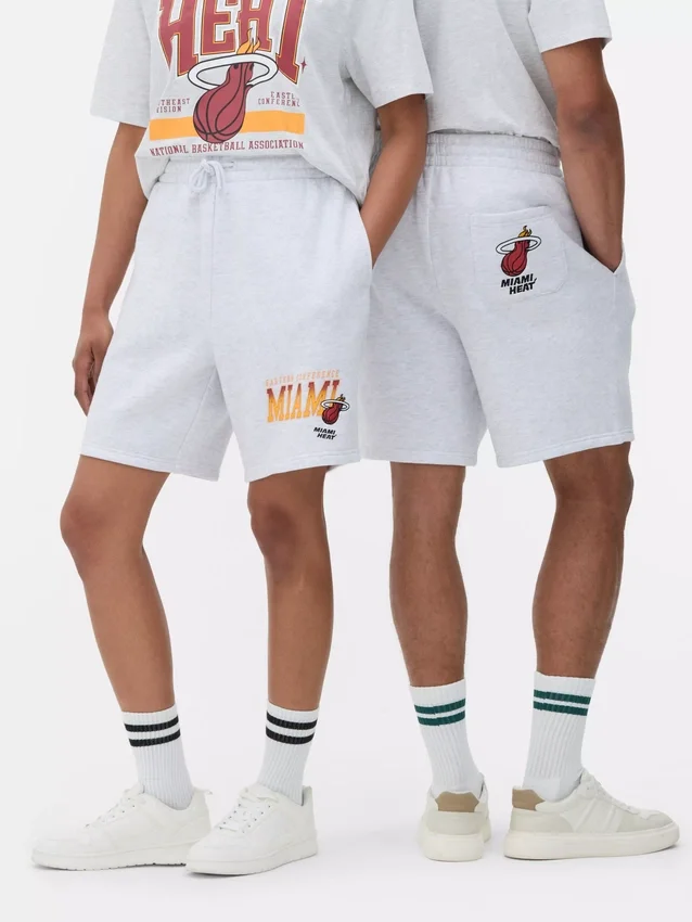 Pantalones cortos con cordón de los Miami Heat de la NBA