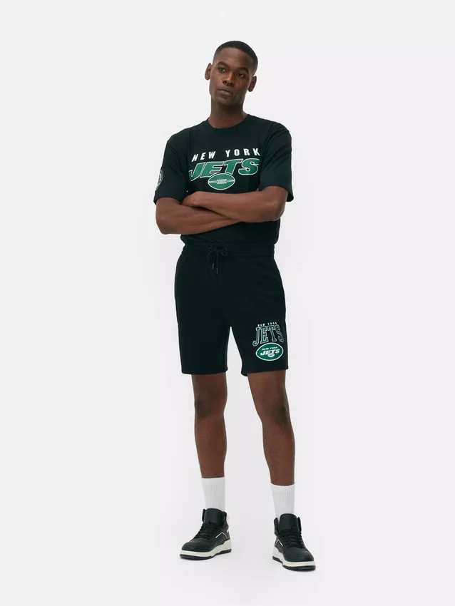 Pantalones cortos con cordón de los New York Jets de la NFL