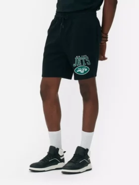 Pantalones cortos con cordón de los New York Jets de la NFL