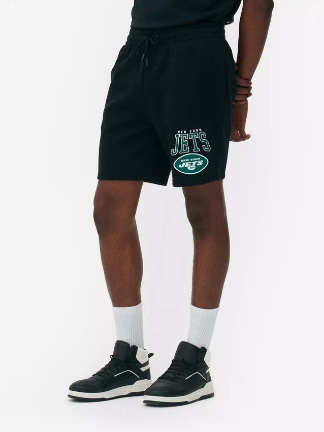 Pantalones cortos con cordón de los New York Jets de la NFL