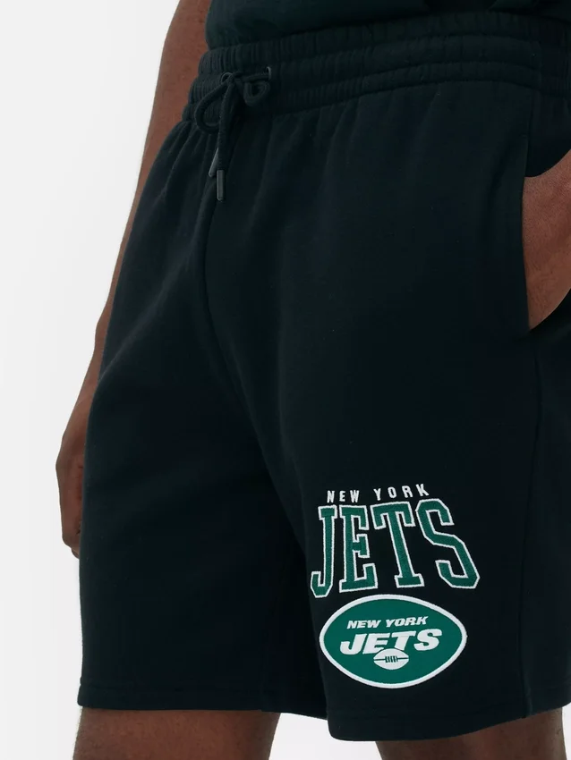 Pantalones cortos con cordón de los New York Jets de la NFL