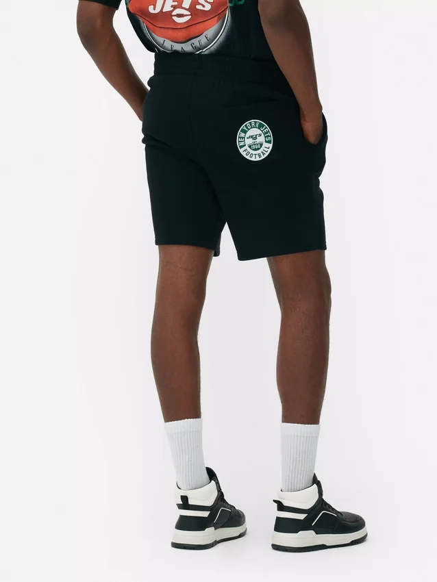 Pantalones cortos con cordón de los New York Jets de la NFL