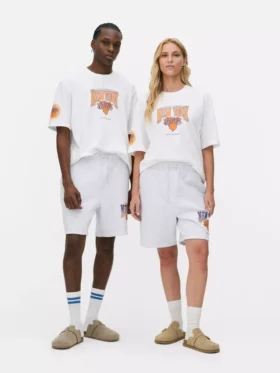 Pantalones cortos con cordón de los New York Knicks de la NBA