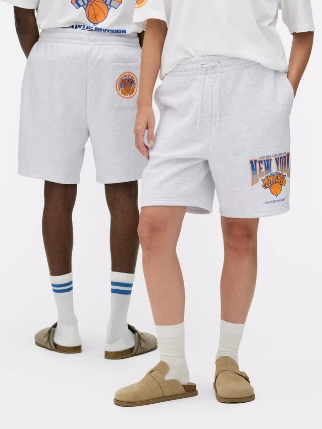 Pantalones cortos con cordón de los New York Knicks de la NBA