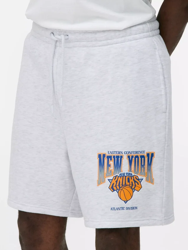 Pantalones cortos con cordón de los New York Knicks de la NBA