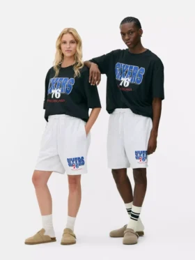 Pantalones cortos con cordón de los Philadelphia 76ers de la NBA