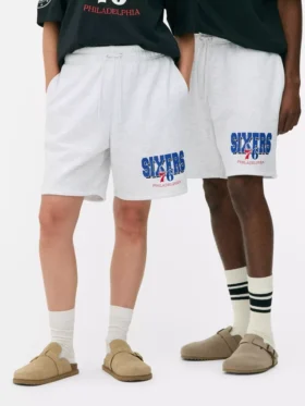 Pantalones cortos con cordón de los Philadelphia 76ers de la NBA