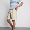Pantalones cortos con cordón de mezcla de lino