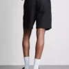 Pantalones cortos con cordón de mezcla de lino