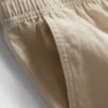 Pantalones cortos con cordón de mezcla de lino