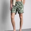 Pantalones cortos con cordón y estampado floral