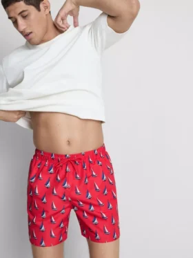 Pantalones cortos con diseño de velero