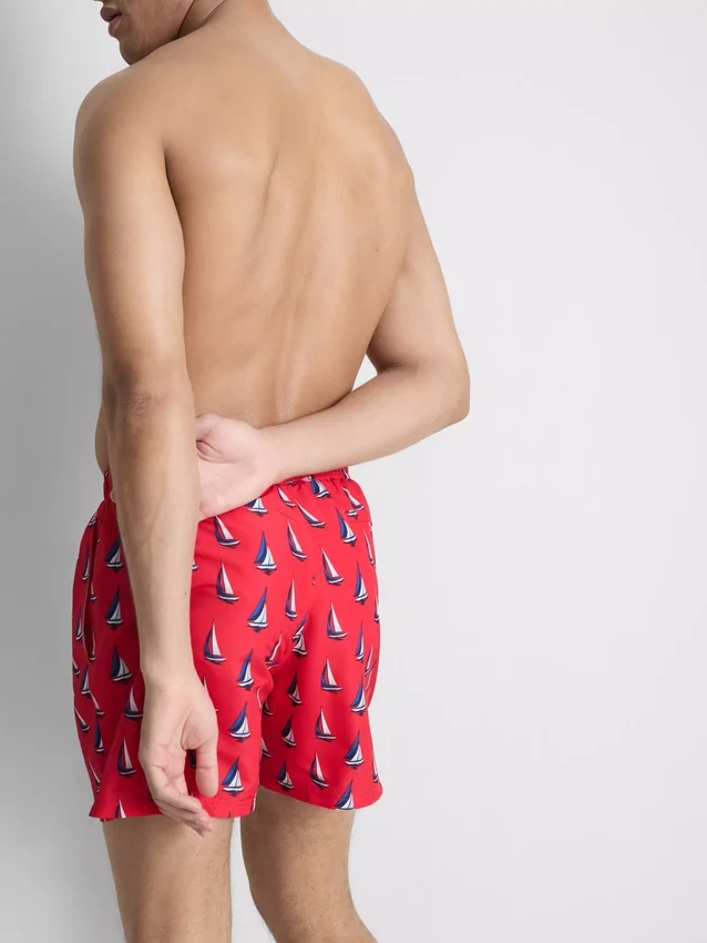 Pantalones cortos con diseño de velero