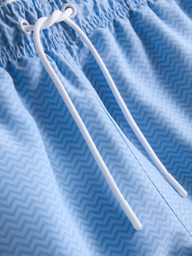 Pantalones cortos con diseño en zigzag
