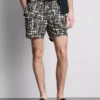 Pantalones cortos con estampado abstracto