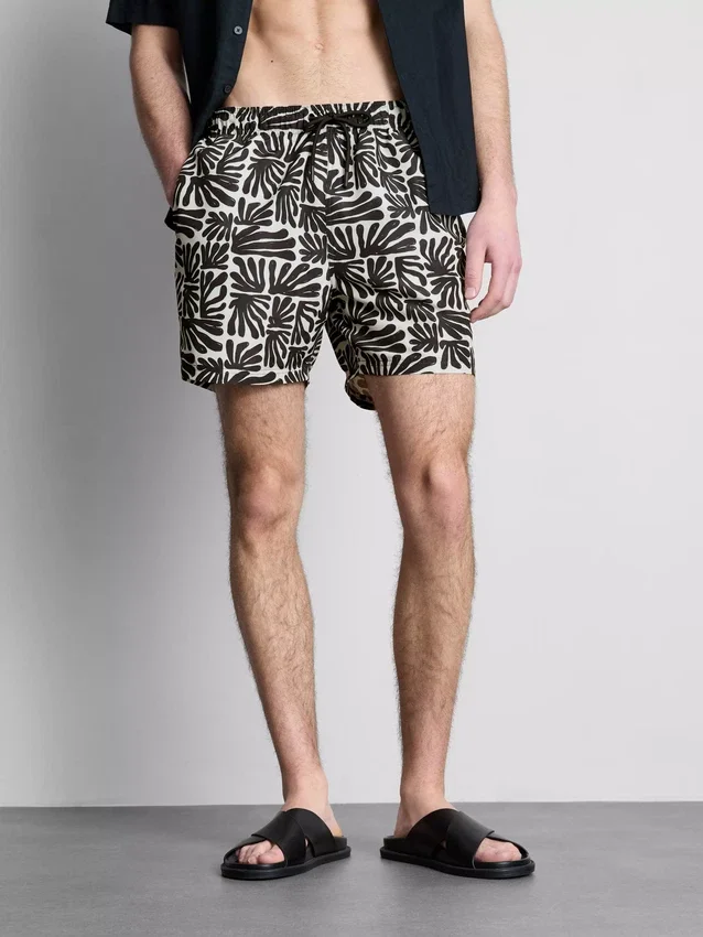 Pantalones cortos con estampado abstracto