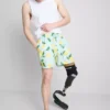 Pantalones cortos con estampado de limones
