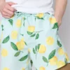 Pantalones cortos con estampado de limones