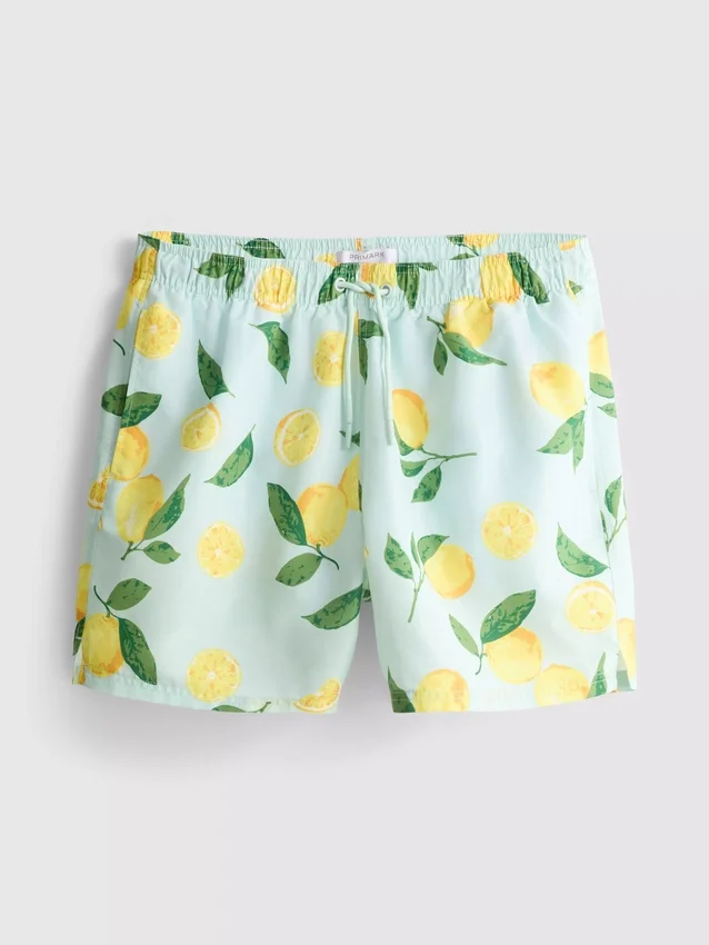 Pantalones cortos con estampado de limones
