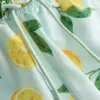 Pantalones cortos con estampado de limones