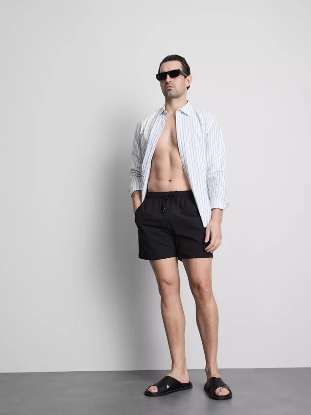 Pantalones cortos con textura