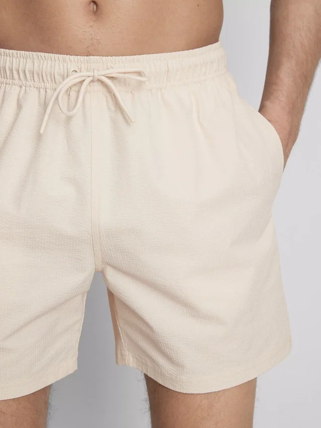 Pantalones cortos con textura