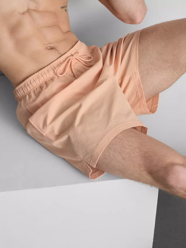 Pantalones cortos con textura