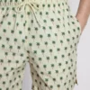Pantalones cortos con textura de palmeras